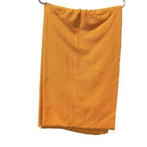 Vintage 1970's Bright Orange Tablecloth - Fabric